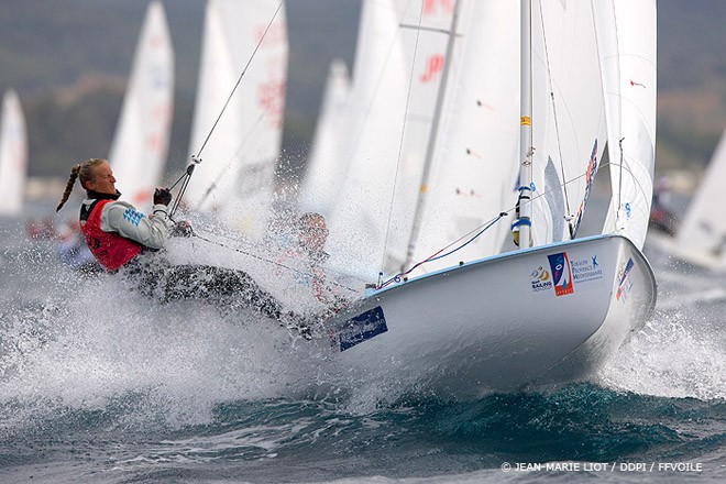 Clark and Lihan (USA) - Semaine Olympique Francaise 2012 Day 3 ©  Jean-Marie Liot /DPPI/FFV